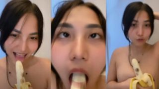 Bokep Indo POV Cybel Telanjang Dada Sepong Pose Ahegao Instagram